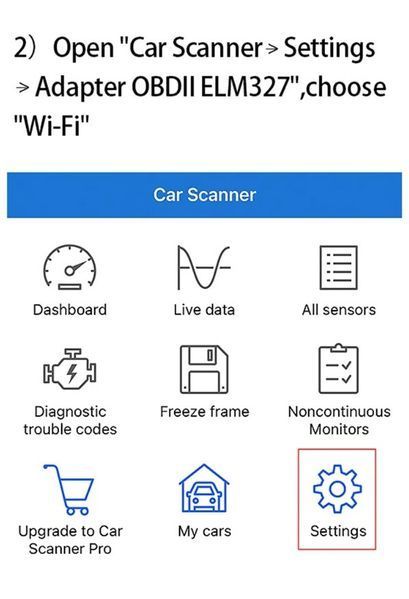 ELM327 Mini V1.5 WiFi - сканер-адаптер для діагностики авто через OBD2 (сумісний з Android, iOS) 4985-3 фото