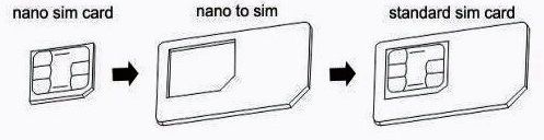 Адаптер переходник для Nano Sim карт (iPad 4, Mini, iPhone 5G) 2682 фото