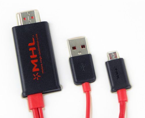Micro USB MHL адаптер кабель HDMI 2 м Samsung HTC S2 GALAXY i9100 S3 i9300 Note LG SONY 2509 фото