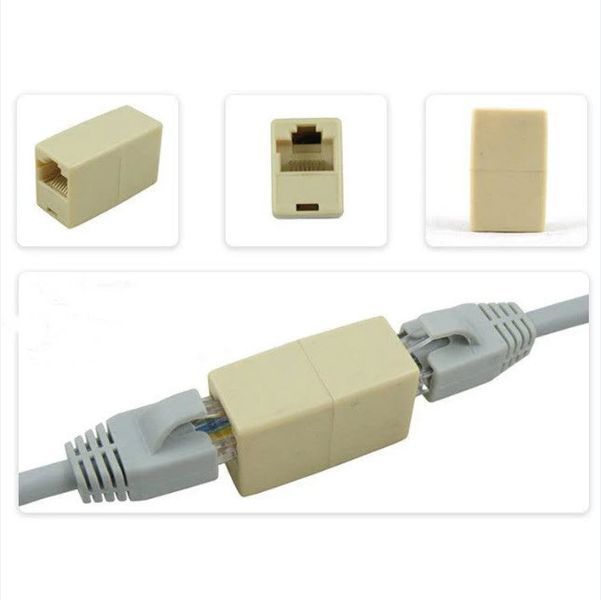 Соединительная коробка RJ45 CAT 5e UTP 8P8C Соединитель для кабеля витая пара FTP Модуль джойнер Joiner объеди 114 фото