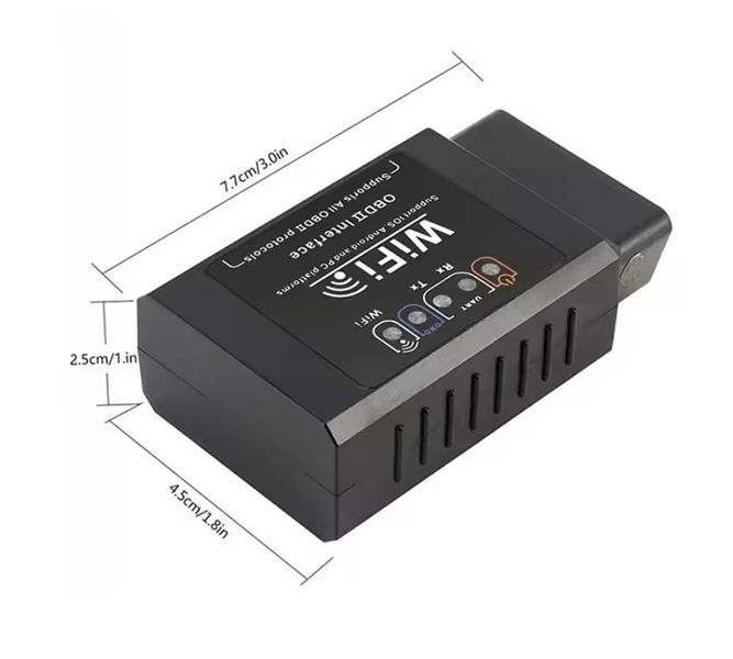 ELM327 Mini V1.5 WiFi - сканер-адаптер для діагностики авто через OBD2 (сумісний з Android, iOS) 4985-3 фото
