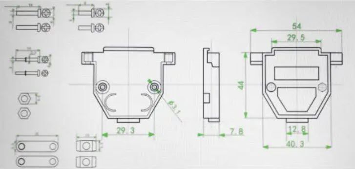 Разъем LPT DB25 25 pin FEMALE ("мама") IEEE1284 в корпусе (кожух с винтами) коннектор лпт&nbsp; Разъем DB25 (мама) предназначен для создания надежных и удобных разъемный соединений для интерфейса LPT (параллельного порта, LPT). Соответствует стандарту IEEE 128 3366-2 фото