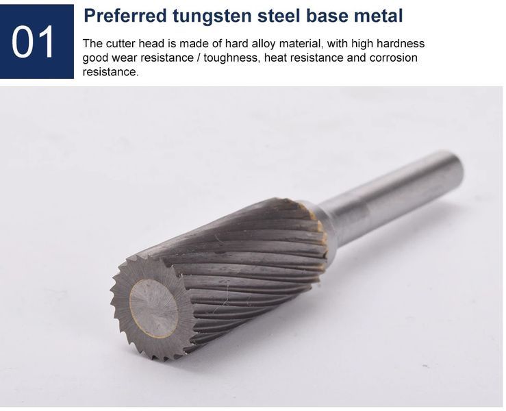 Фреза круглая 14 mm typeA A1425M06 хвостовик 6 мм длинна 25 мм (Carbide) ТМ UCHEER 5723 фото