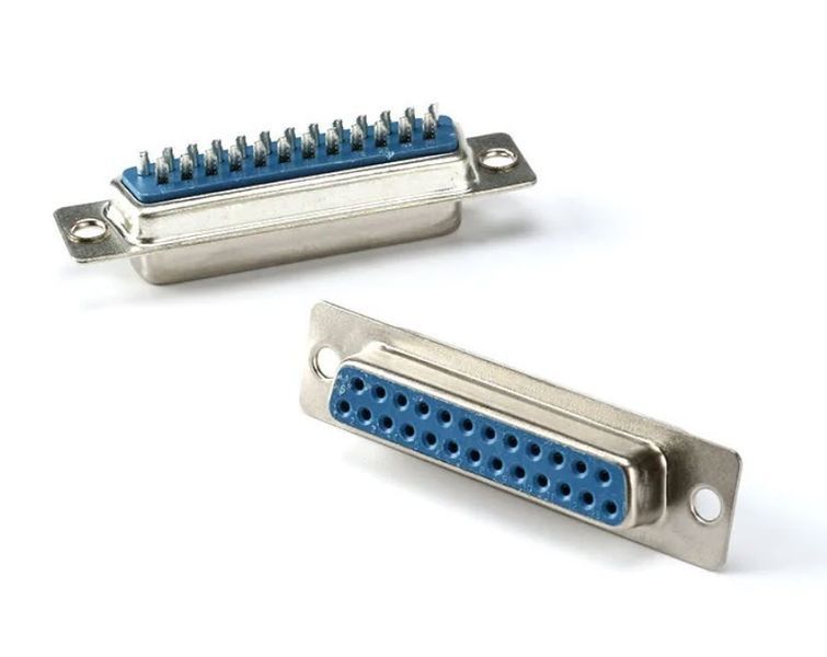 Разъем LPT DB25 25 pin FEMALE ("мама") IEEE1284 в корпусе (кожух с винтами) коннектор лпт&nbsp; Разъем DB25 (мама) предназначен для создания надежных и удобных разъемный соединений для интерфейса LPT (параллельного порта, LPT). Соответствует стандарту IEEE 128 3366-2 фото