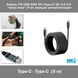 Кабель PD USB 60W 5A (Type-C) папа-папа (5 м) QC 4.0 3.0 цвет ЧЕРНЫЙ power charge Huawei Samsung Macbook зарядка синхронизация 7358-4 фото 1