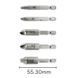 Набор 5шт экстракторов HSS сорванных болтов, экстракторы Woodworking Carpenters Damaged Screw Extractor 5331 фото 2