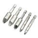 Набор 5шт экстракторов HSS сорванных болтов, экстракторы Woodworking Carpenters Damaged Screw Extractor 5331 фото 1