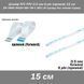 Шлейф FFC FPC 0.5 мм 6 pin -15 см- (ПРЯМИЙ) ZIF AWM 20624 60V VW-1 80C LIF провід flex гнучкий підвід 5630-5 фото 1