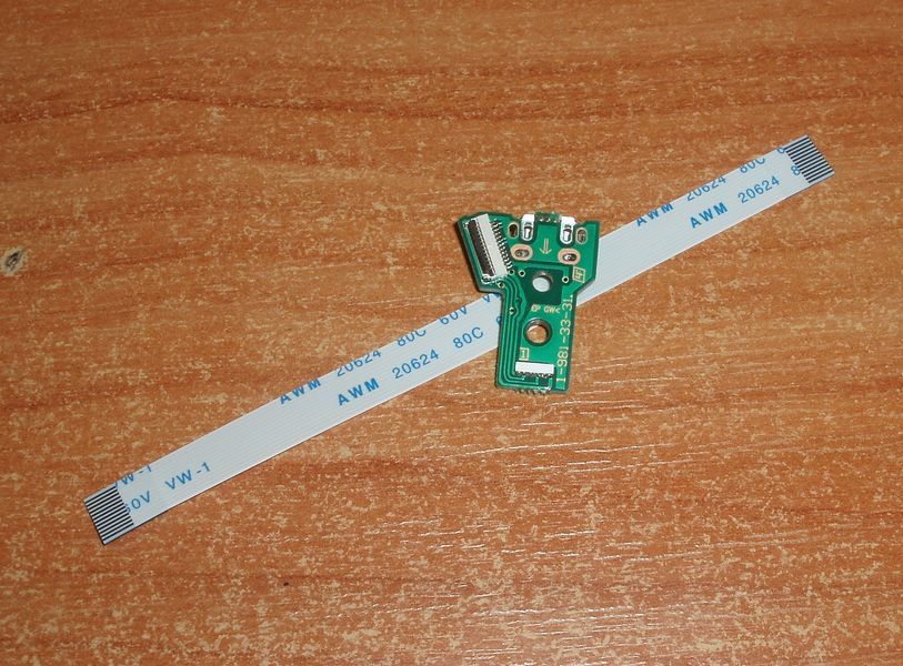 JDS-040 (FJDS-040) F701 E253117 HL194V-0 1-981-33-31 модуль зарядки Micro USB Dualshok 4 (12 Pin Flex Ribbon C 5400 фото