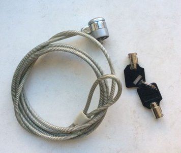 Трос замок защита ноутбука от кражи, 2 ключа 1,1 м Kensington lock 482 фото