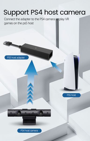 AL-P5033 PS4 &mdash; PS5 VR перехідник для під'єднання шолома віртуальної реальності 6614 фото