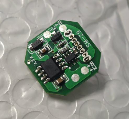 SM-29 YN-JWX-8-C DIY LED плата драйвер 18650 21700 USB Type-C інтегрований модуль заряду/розряду ліхтар Flashlight driver board DIY circuit board charging port integrated charging  Універсальне DIY-рішення для створення або модернізації потужних світлодіо 8114 фото