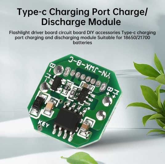 Купити SM-29 YN-JWX-8-C DIY LED плата драйвер 18650 21700 USB Type