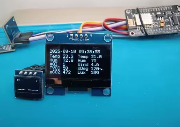 OLED дисплей модуль 1.3' 4 pin #3 -СИНИЙ- 128x64 BLUE (IIC I2C SH1106) модуль для Arduino 5143-3 фото
