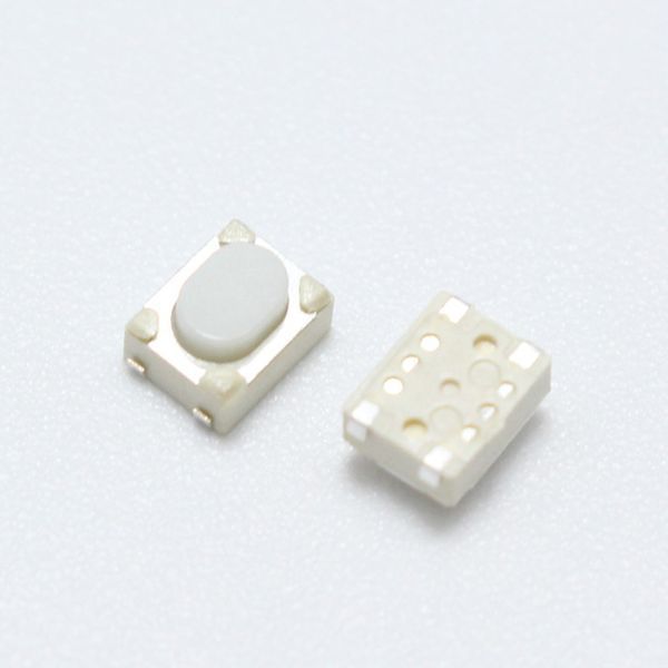 Кнопка тактовая 3.2 * 4.2 * 2.5 мм 4 pin (ножки внутри) микропереключатель SMD телефон сигнализация брелок rem 4351 фото