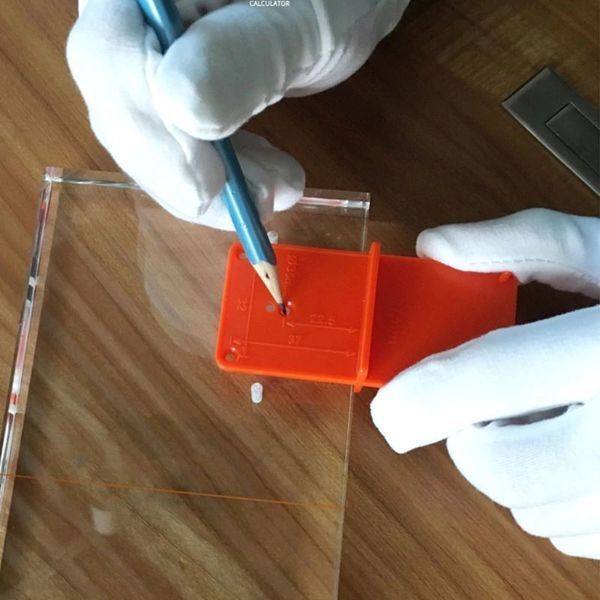 Кондуктор (шаблон) для встановлення меблевих петель 35, 40 мм (пластик) 5457 фото