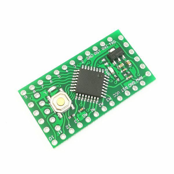 LGT8F328P LQFP32 5V MiniEVB Arduino (аналог Pro Mini ATMeag328P) налагоджувальна плата 7095 фото