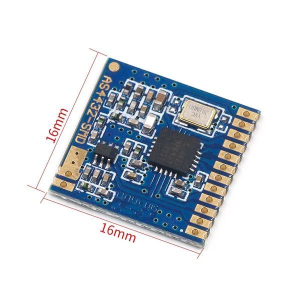 Silicon Labs ISM радіомодуль трансівер ресивер бездротовий SI4432 240-960 МГц (болший діапазон стандартних ча 6215 фото