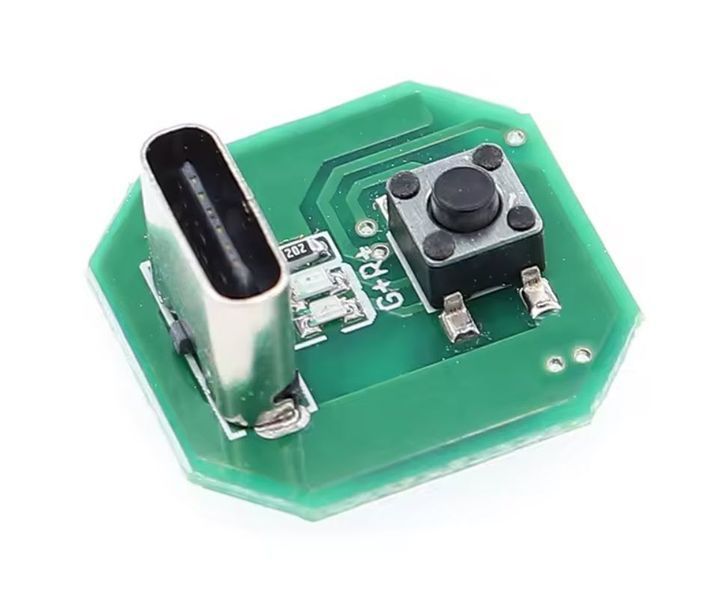 SM-29 YN-JWX-8-C DIY LED плата драйвер 18650 21700 USB Type-C інтегрований модуль заряду/розряду ліхтар Flashlight driver board DIY circuit board charging port integrated charging  Універсальне DIY-рішення для створення або модернізації потужних світлодіо 8114 фото