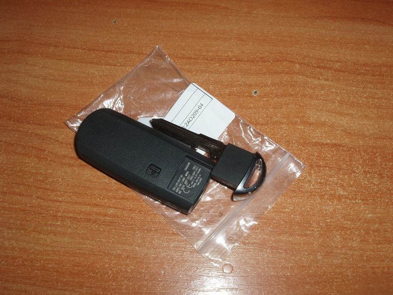 SKE13E-01 2 кнопки NXP7953&nbsp;SMART key 433 Mhz Mitsubishi смарт ключ Mazda SKYACTIV 2-3-5-6 Demio Axela Premacy 5599 фото