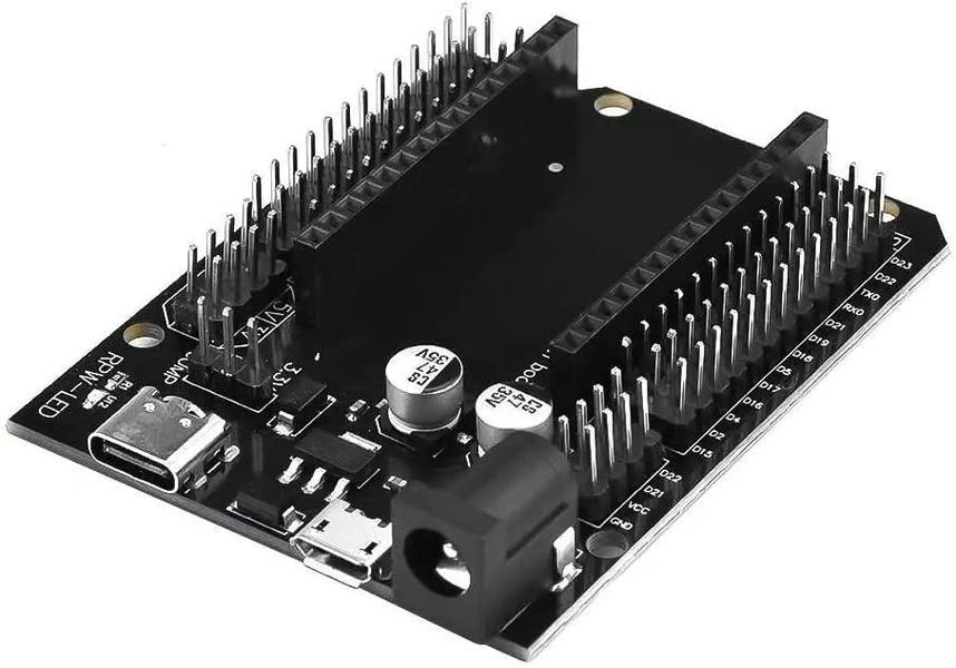 ESP32 терминал адаптер (30 pin) Type-C + micro USB GPIO Breakout переходник подача питания на плату разработчи 6929 фото
