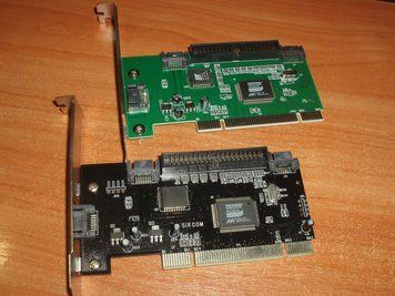Контролер PCI Raid (0, 1) IDE + SATA (Promise PDC20376, PDC20378) ATA133/100 160 фото