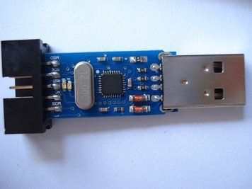 USB ISP AVR &mdash; внутрисхемный программатор для AVR микроконтроллеров фирмы ATMEL USBasp 2501 фото