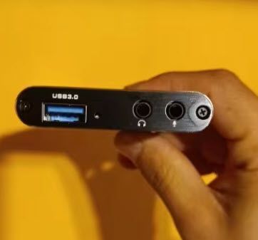 Rullz 4K 1080P USB 3.0 (+вход 3,5 мм с микрофона) внешняя карта видеозахват оцифровка стрим трансляция HDMI Vi 7880(5822) фото