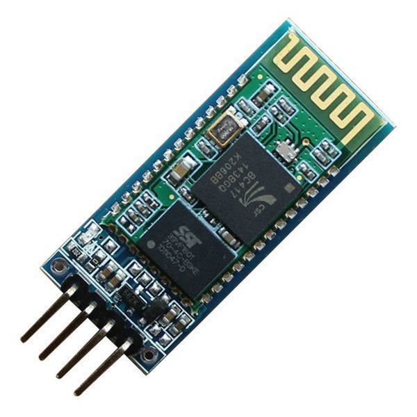 Bluetooth модуль HC-06 RS232 прийомо-передавач з антеною, на підкладці, інтерфейс RS232 3701 фото