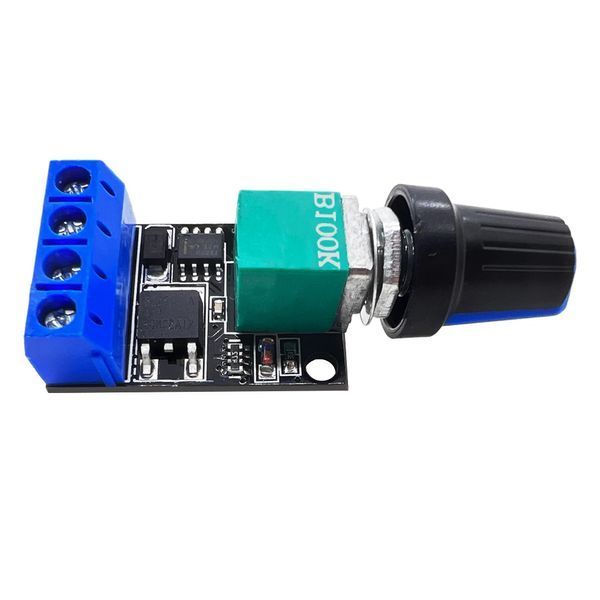 HW-070 5V 12V 10A DC PWM плата регулятора ШИМ (регулятор обертів електродвигуна, димер освітлення LED тощо) Voltage Regulator PWM 7316 фото