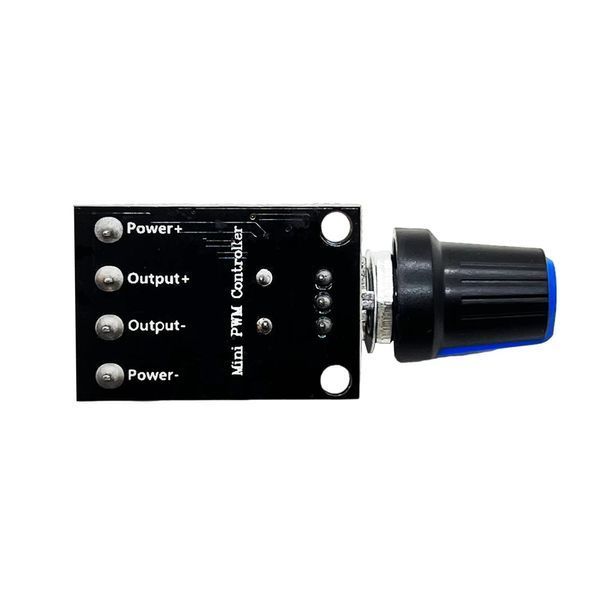 HW-070 5V 12V 10A DC PWM плата регулятора ШИМ (регулятор обертів електродвигуна, димер освітлення LED тощо) Voltage Regulator PWM 7316 фото