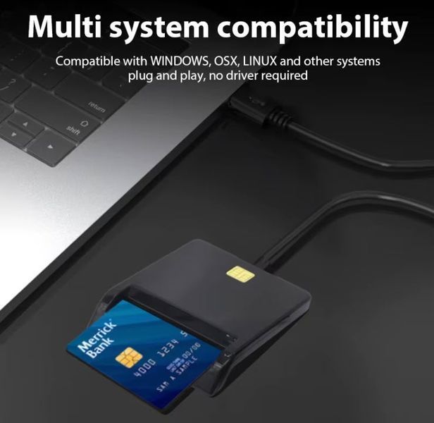 ZW-12 портативный считыватель карт ID Smart Card Reader USB Electronic DNI Reader for EMV IC DNIE Chip DNI Smart Card&nbsp; 6582-4 фото