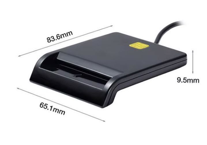 ZW-12 портативный считыватель карт ID Smart Card Reader USB Electronic DNI Reader for EMV IC DNIE Chip DNI Smart Card&nbsp; 6582-4 фото