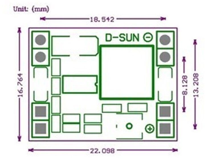 Конвертер напряжения DC-DC понижающий MP1584 (максимальный ток 3А), вход 4.5 - 28В, выход 0.8 - 20В (настраива 5334 фото