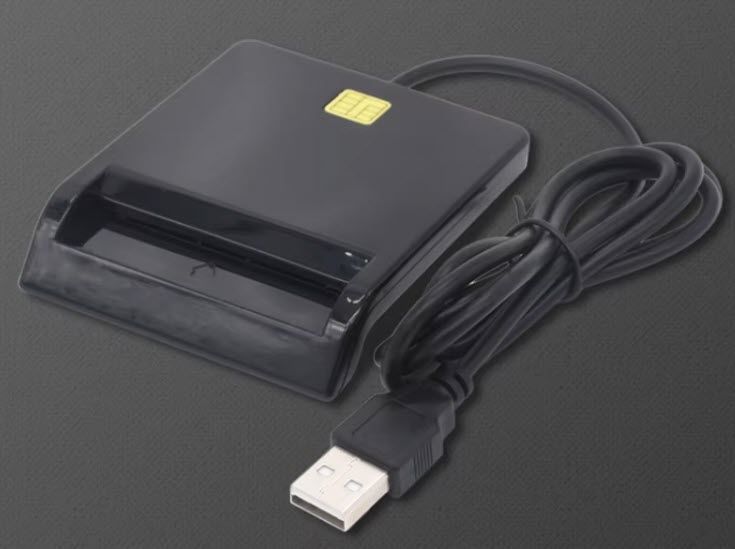 ZW-12 портативный считыватель карт ID Smart Card Reader USB Electronic DNI Reader for EMV IC DNIE Chip DNI Smart Card&nbsp; 6582-4 фото