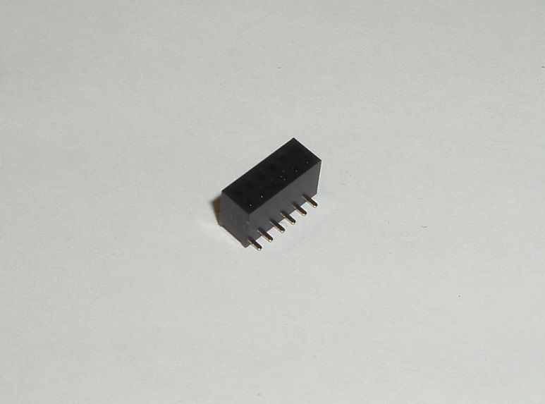 IDC PBS/PBD коннектор 1.27 mm 12 pin (2*6Р пин) угловой мама разъем сигнальный клемник контактор площадка пане 4686 фото