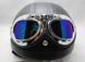 МОТО ОЧКИ ХРОМ RED BARON авиатор Aviator-Style Red Baron Motorcycle Riding Goggles Stainless Steel Frames Helm 423 фото 5