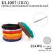 22AWG 0,5 мм2 (діаметр 1,6 мм) UL1007 провід монтажний одножильний ПВХ (СІРИЙ) 1X0.6TS (single copper wire) 8232 фото 1