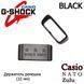 Кольцо держатель тренчик LOOP (22 мм) для ремешка Casio G-Shock метал ЧЕРНЫЙ GA-110 GD-100 DW-5600 GG-1000 5804 фото 1