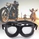 МОТО ОЧКИ ХРОМ RED BARON авиатор Aviator-Style Red Baron Motorcycle Riding Goggles Stainless Steel Frames Helm 423 фото 3