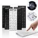Стикеры-наклейки ENG-Arabic Keyboard (48 шт) английский-арабский для клавиатуры с защитным слоем от стирания 6450 фото 4