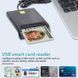 ZW-12 портативный считыватель карт ID Smart Card Reader USB Electronic DNI Reader for EMV IC DNIE Chip DNI Smart Card&nbsp; 6582-4 фото 8