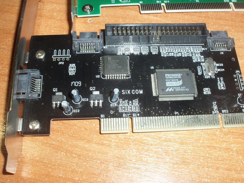 Контроллер PCI Raid (0, 1) IDE + SATA (Promise PDC20376, PDC20378) ATA133/100 160 фото