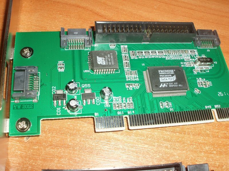 Контроллер PCI Raid (0, 1) IDE + SATA (Promise PDC20376, PDC20378) ATA133/100 160 фото