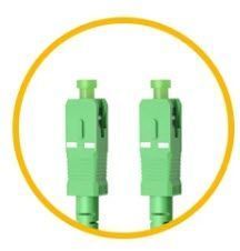 SC/APC-SC/APC патч-корд оптический одномод 9/125 G652D LSZH 1m Fiber Optic Jumper Cable FTTH 4961-2 фото