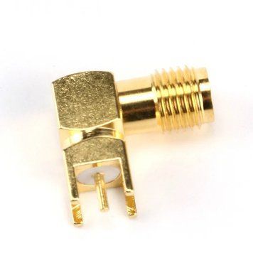 Конектор SMA female #2 прямий Thru Hole plug 5 контактний (див. розташування контактів!!! Конектор р 5004 фото