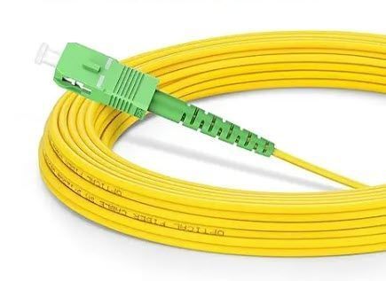 SC/APC-SC/APC патч-корд оптический одномод 9/125 G652D LSZH 1m Fiber Optic Jumper Cable FTTH 4961-2 фото