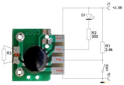 С005 IC модуль задержки (2 сек - 1000 ч) таймер запуска multi-function delay trigger timing chip module timer 7269 фото