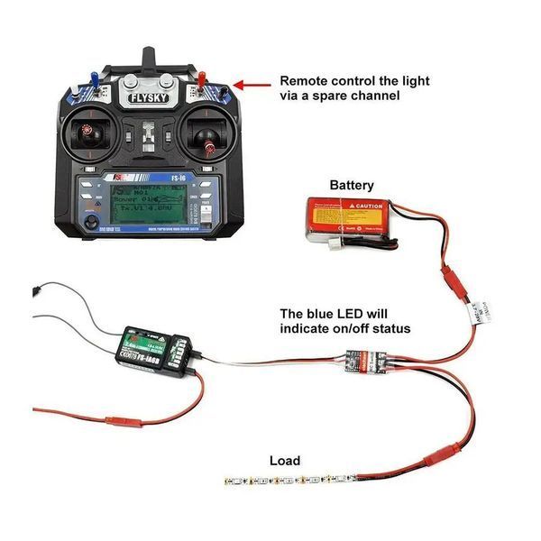 KG-V2 20A 3...30В модуль дистанционного включения/выключения для радио управляемых моделей дрон FPV High Curre 7653 фото