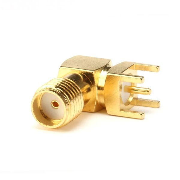 Конектор SMA female #2 прямий Thru Hole plug 5 контактний (див. розташування контактів!!! Конектор р 5004 фото